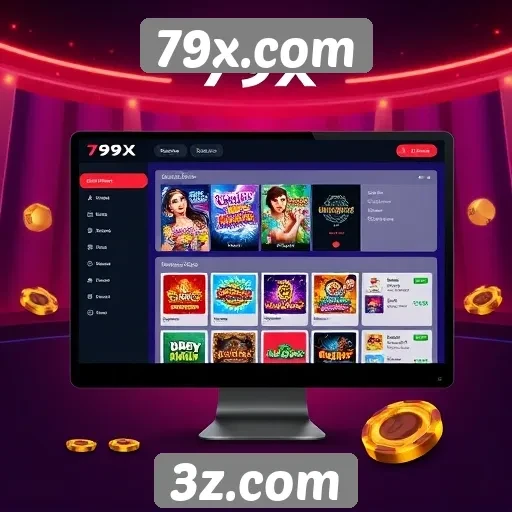 Explorando a interface do usuário no 79x.com